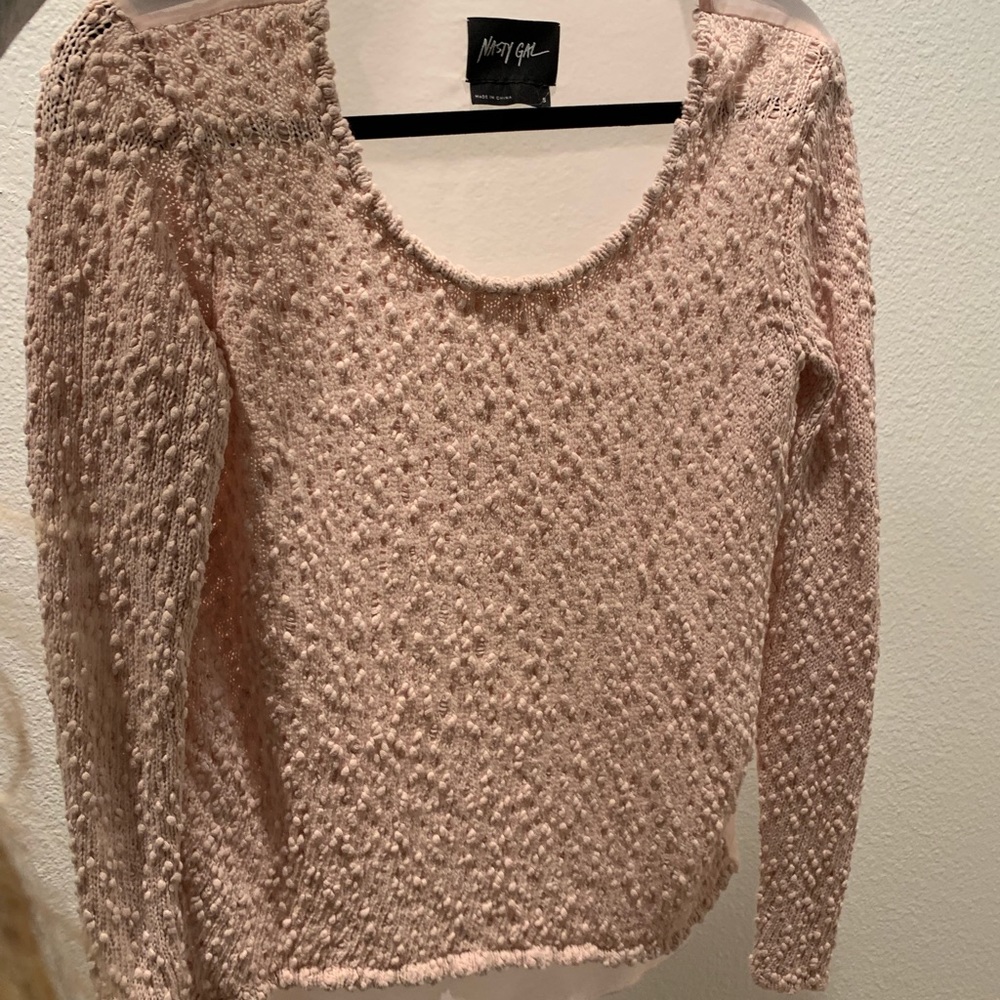 Nasty Gal backless sweater